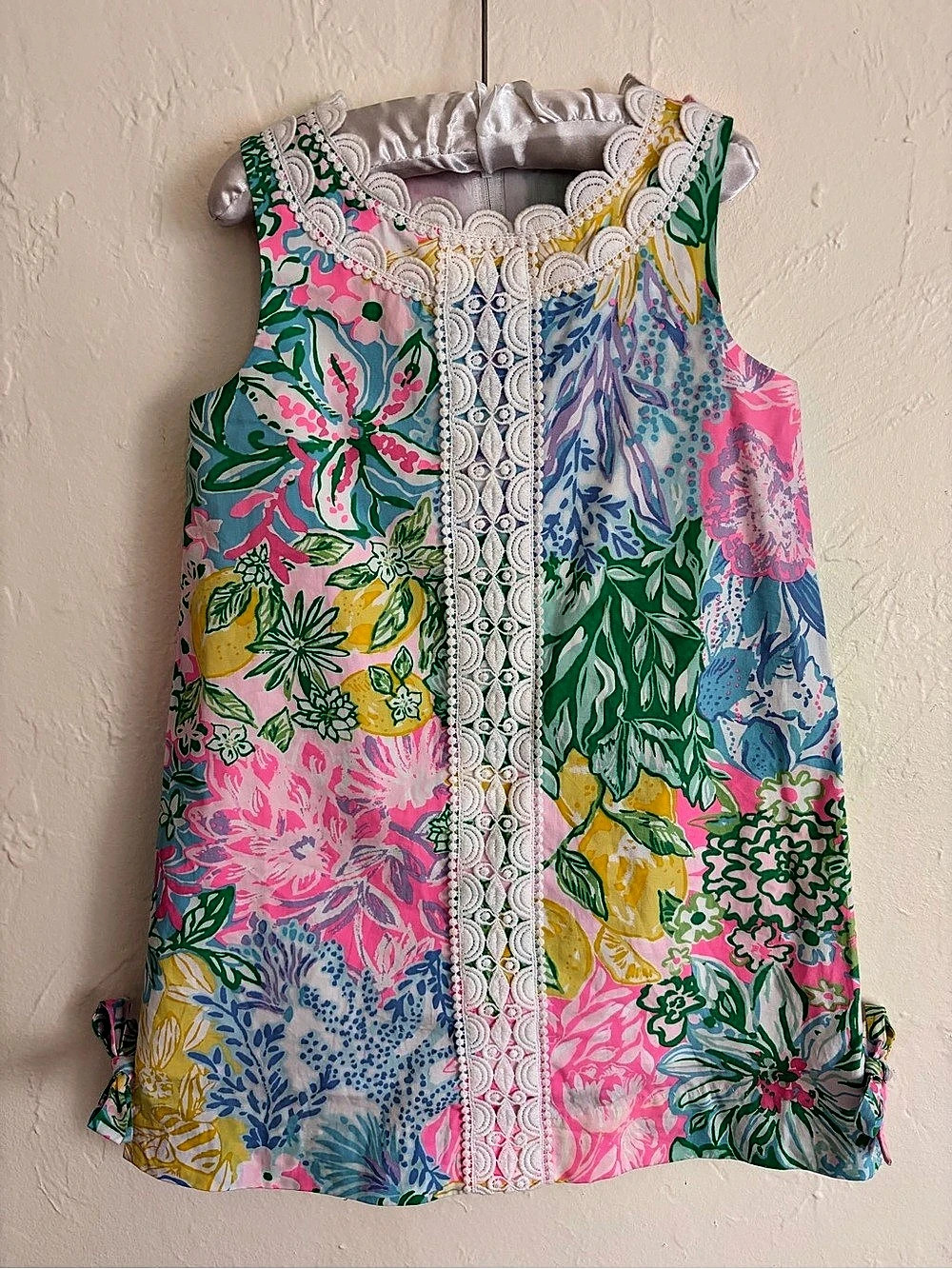 Lilly Pulitzer Floral Tunic Pink & Green